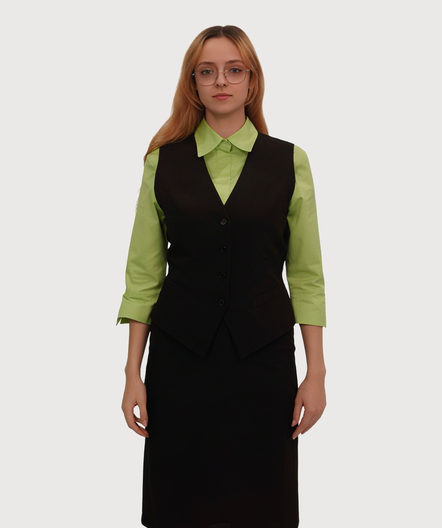 image Veste sieviešu klasiskā ar oderi 11800